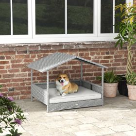 Dog House Outdoor with Canopy