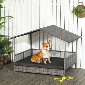 Outdoor Dog Bed with Canopy